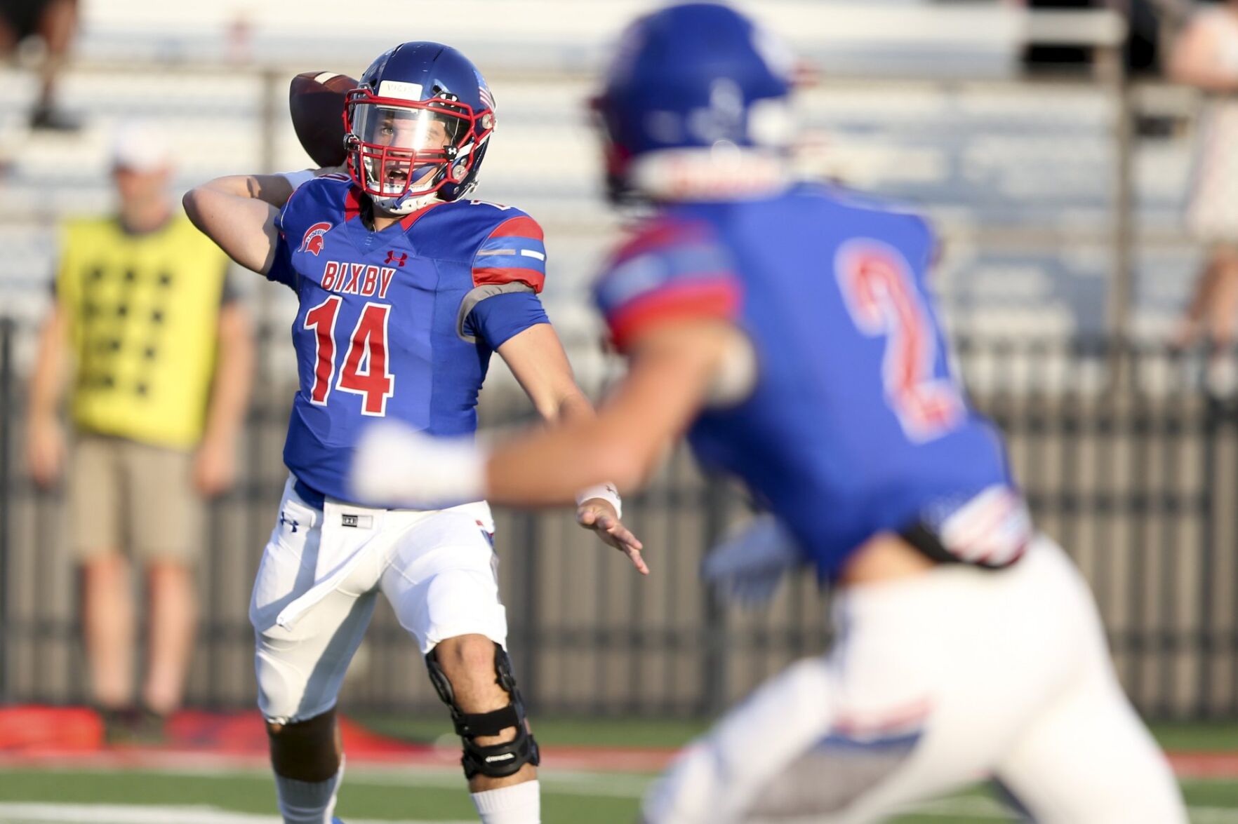 Week 0 football Player of the Week (readers choice): Christian Burke, Bixby